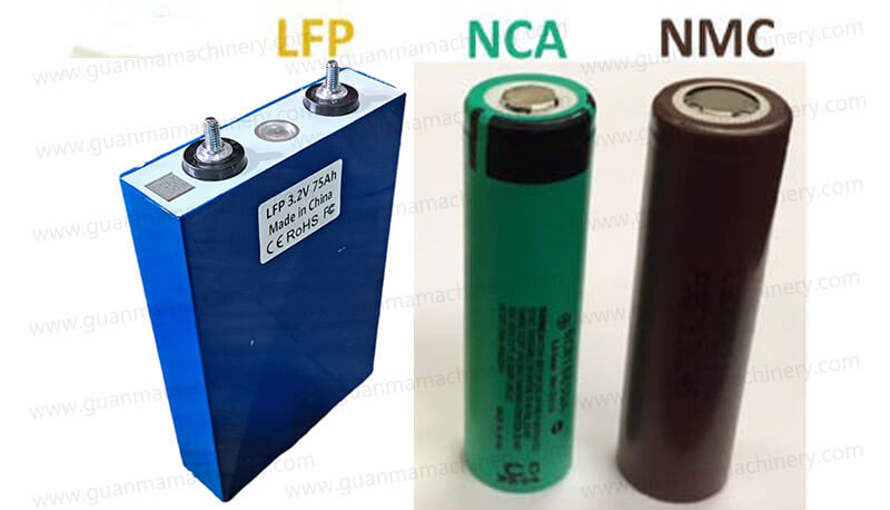 NMC LFP LCO NCA Battery