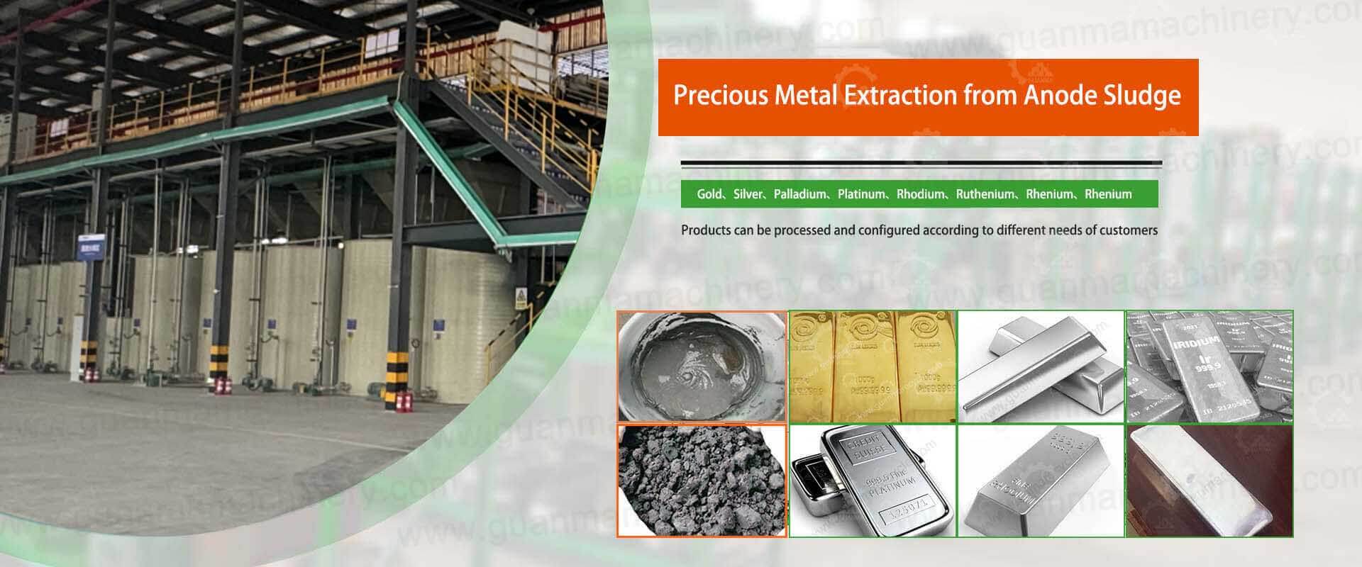 Guanma Machinery Precious Metal Extraction from Anode Sludge