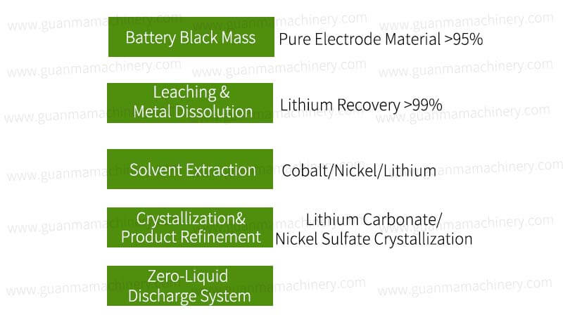 Hydrometallurgy Process Battery Recycling