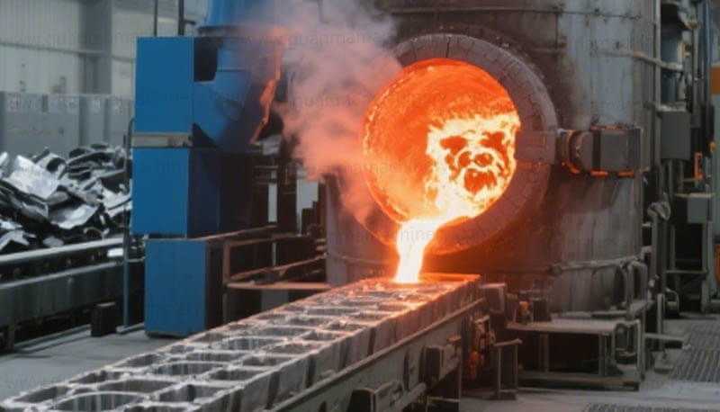Lead smelted and refined