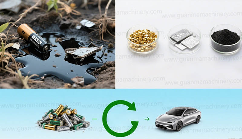 Used Batteries Raw Material