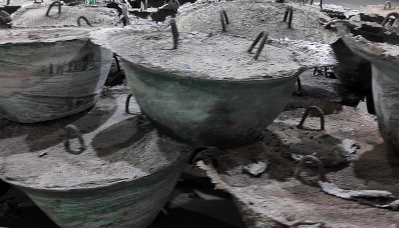 crude lead ingots