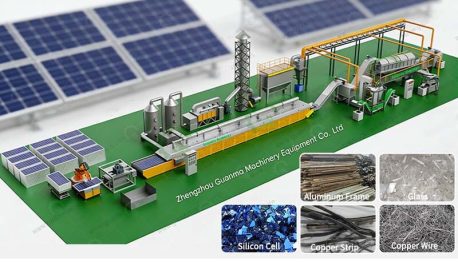 Bifacial Solar Panel Recycling Line