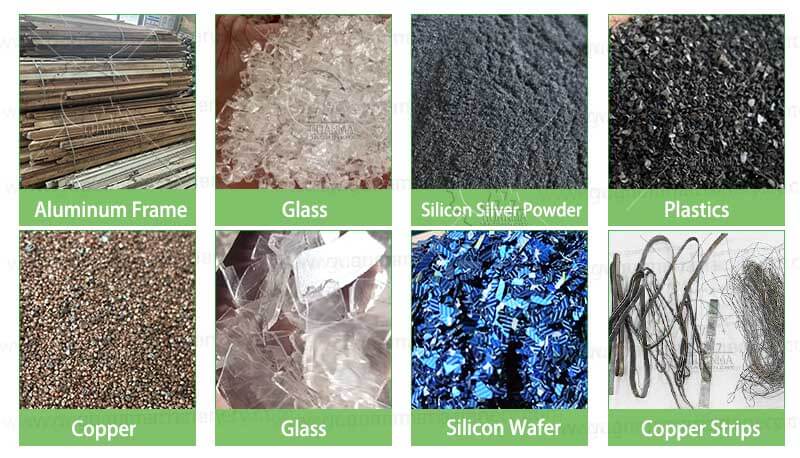 glass aluminum silicon copper silver