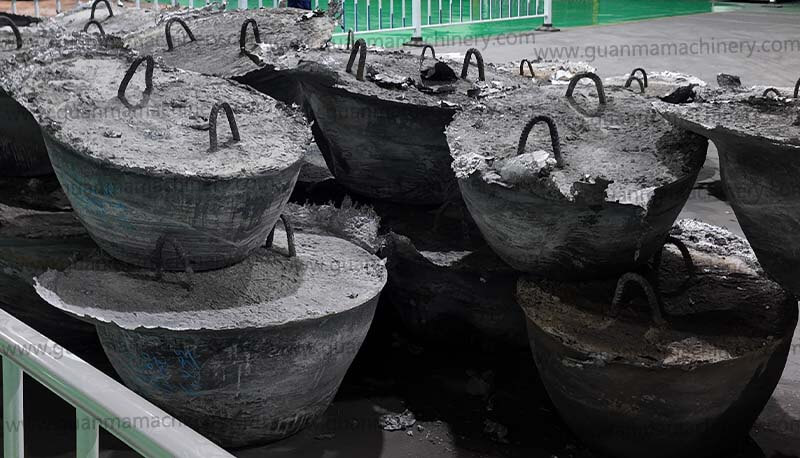 crude lead ingots
