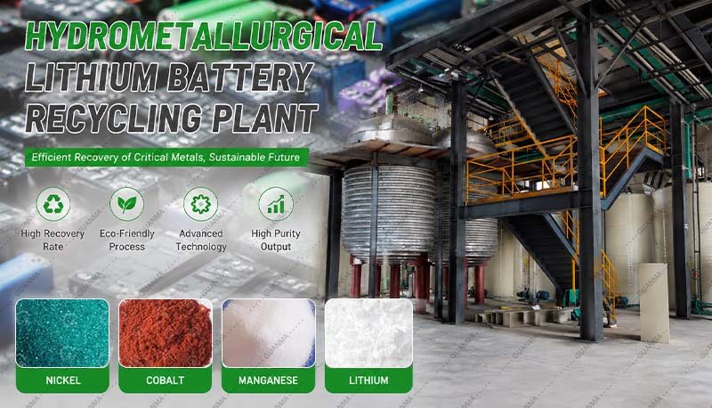 Hydrometallurgical Lithium Battery Recycling Plant