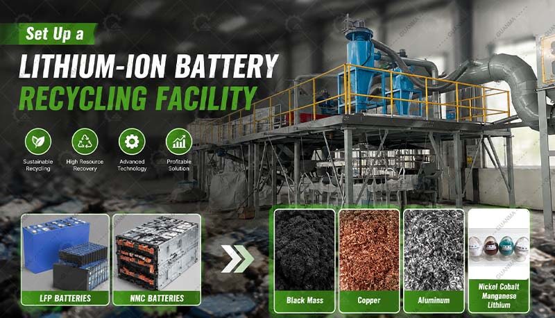Set Up a Lithium-Ion Battery Recycling Facility