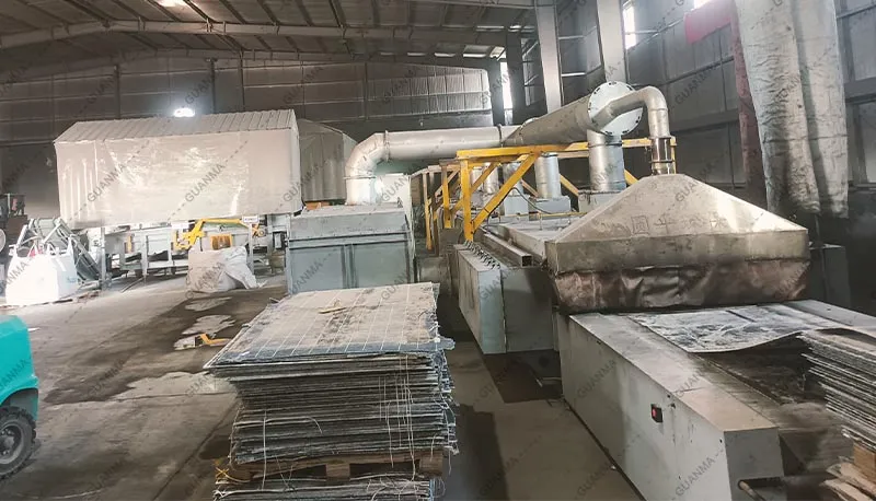 installed PV panel recycling plant in China