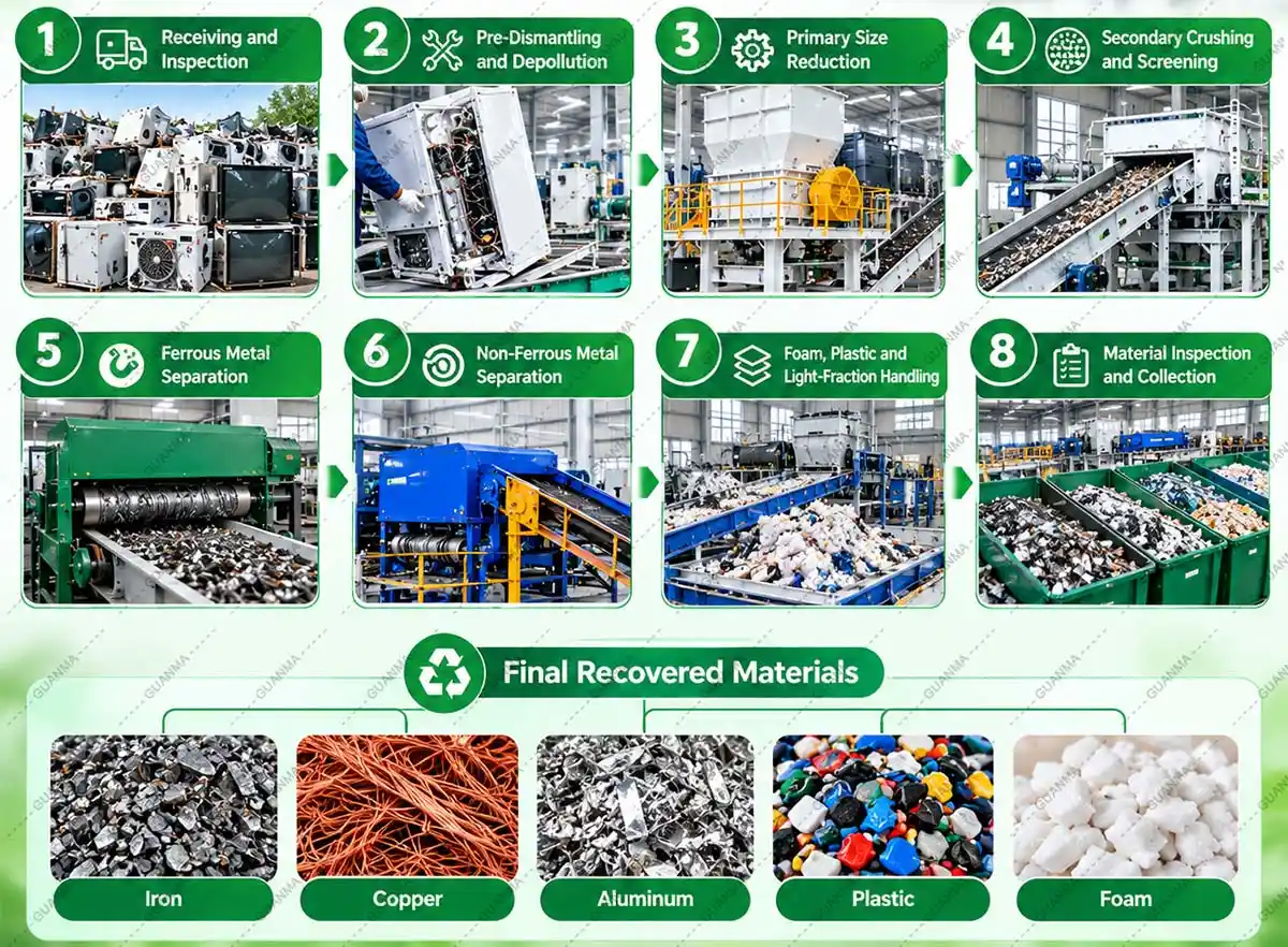 Home Appliance Recycling Process