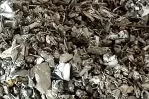 Iron Recovered iron from household appliance recycling